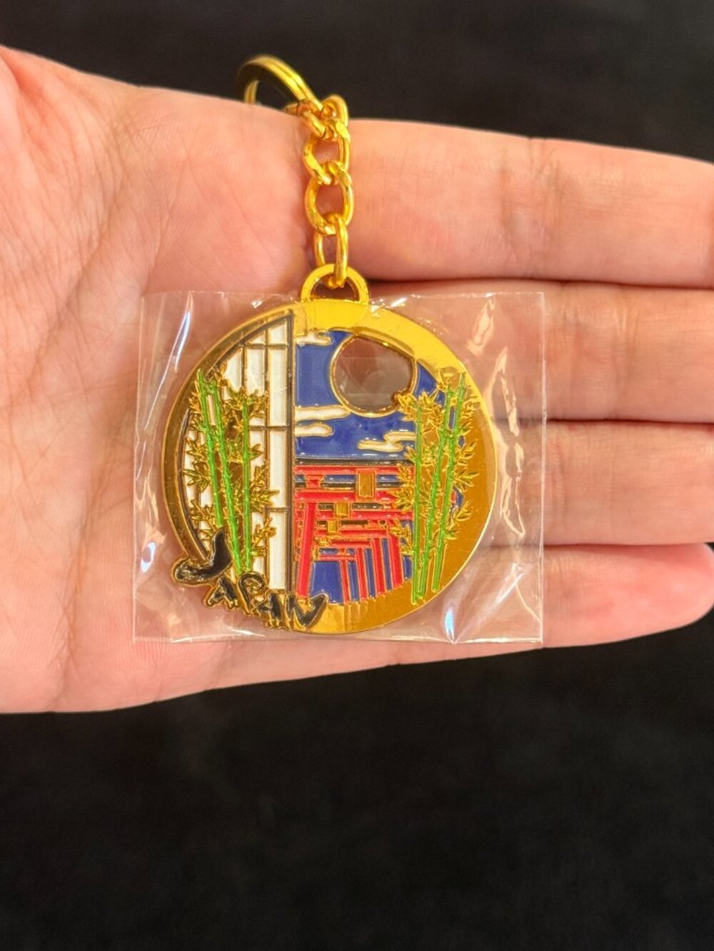 Japan Metal Souvenir Keychain Bag Charm